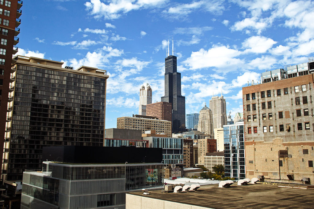 Chicago Skyline by Jessica Mlinaric